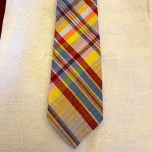 Vintage Rooster Men’s Madras Tie
